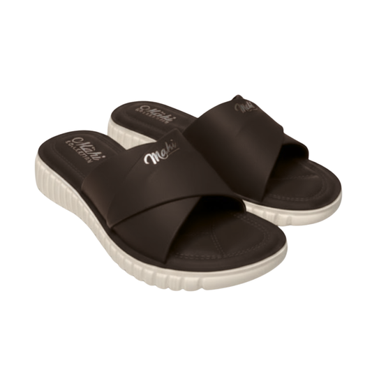 Comfy Brown Luxe Slippers