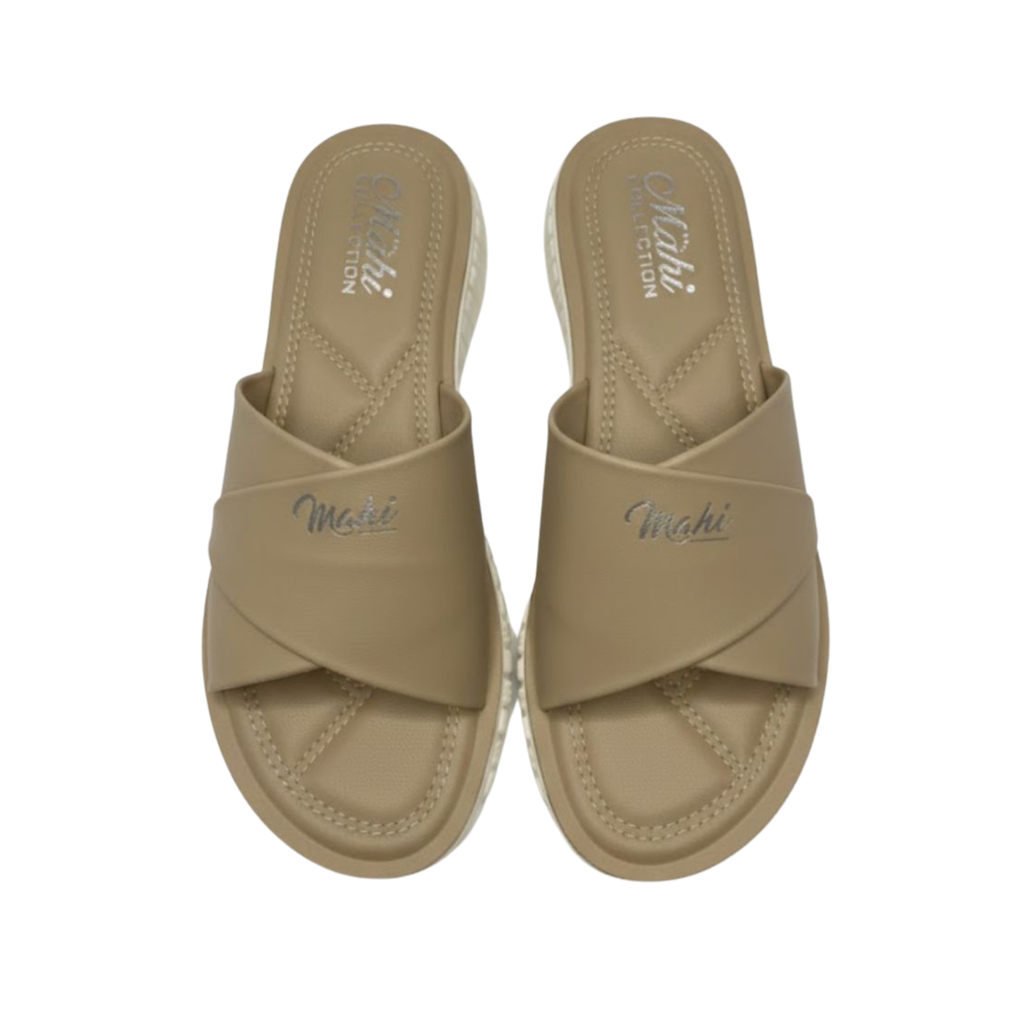 Comfy Beige Luxe Slippers