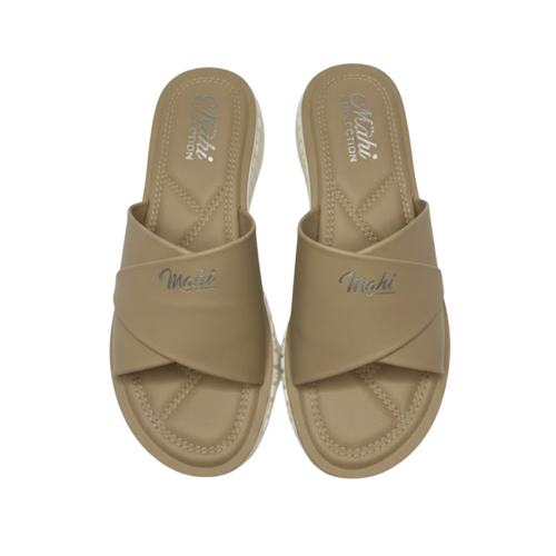 Comfy Beige Luxe Slippers