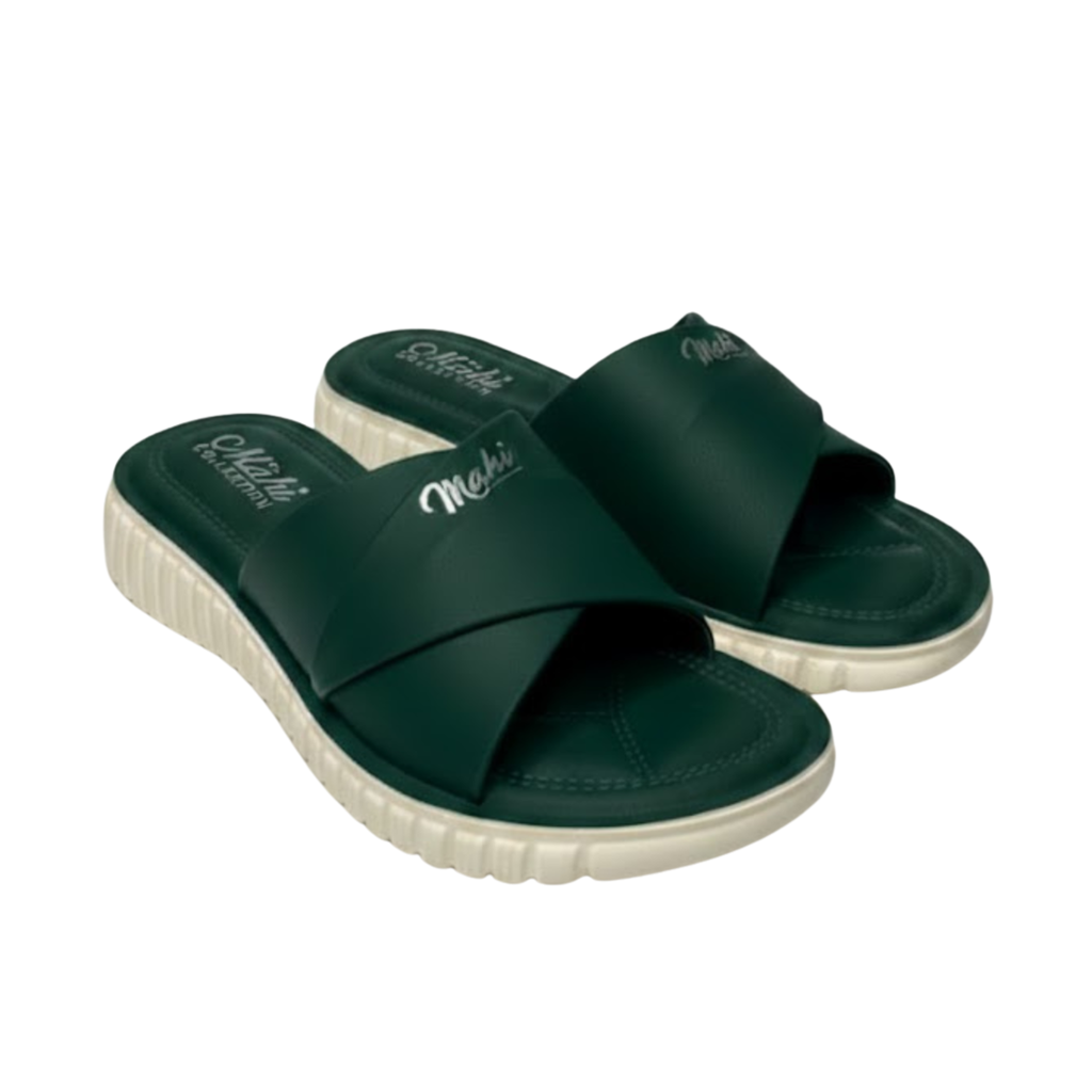 Comfy Green Luxe Slippers