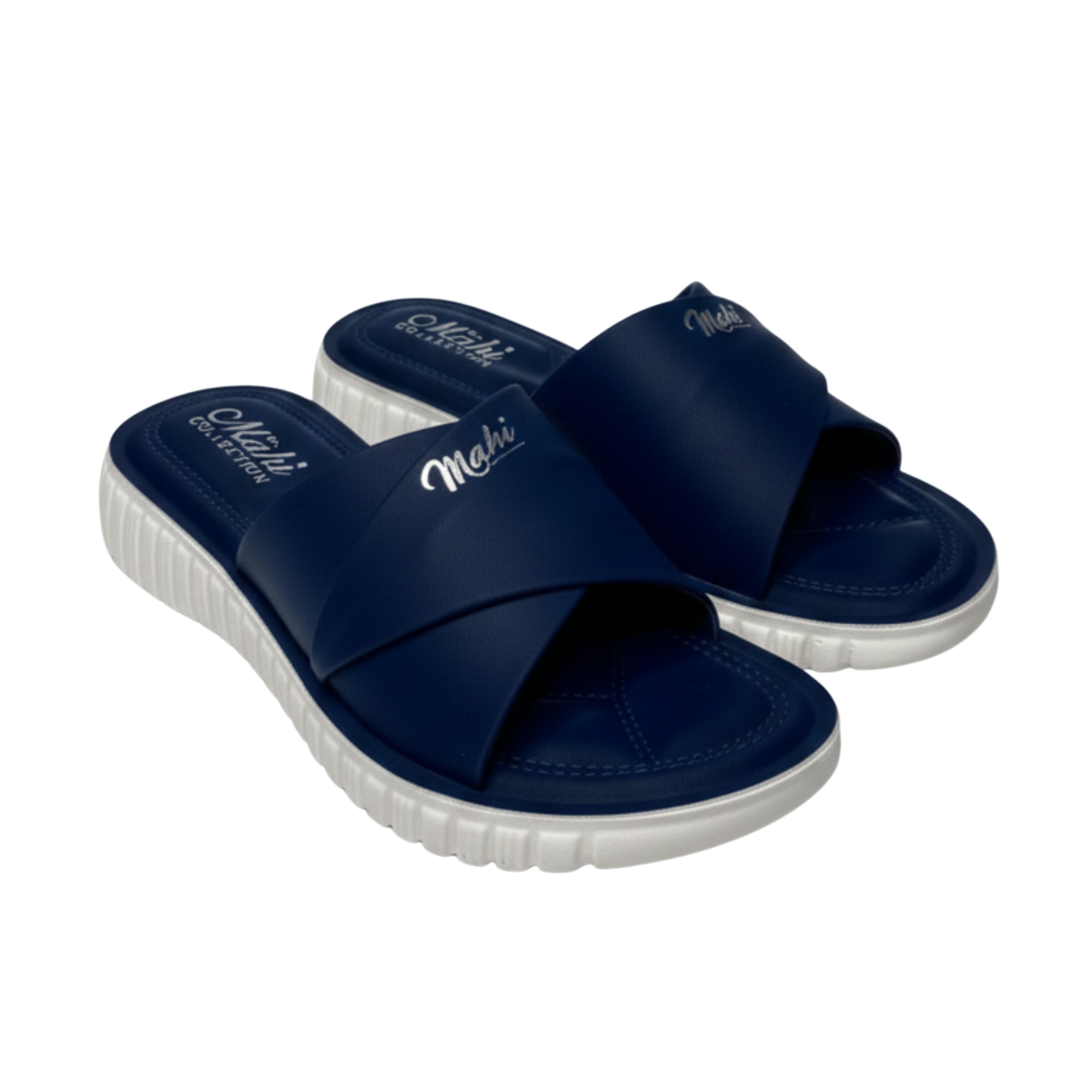 Comfy Navy Luxe Slippers