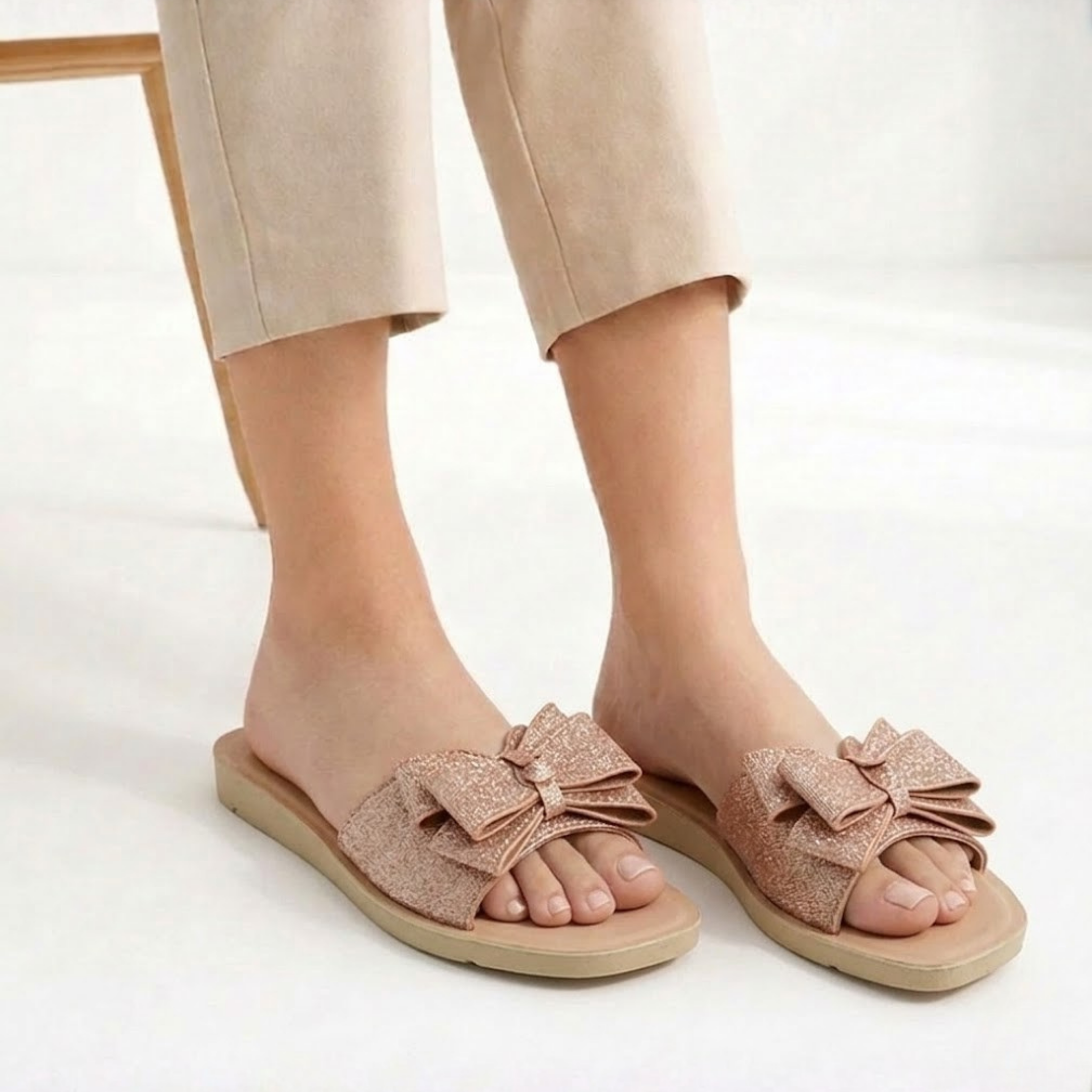Charming Pink Slippers