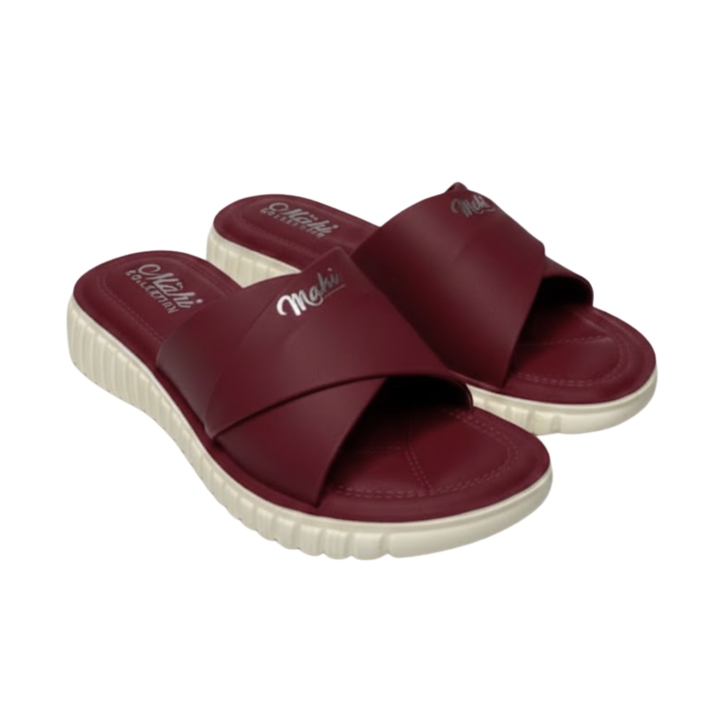 Comfy Maroon Luxe Slippers