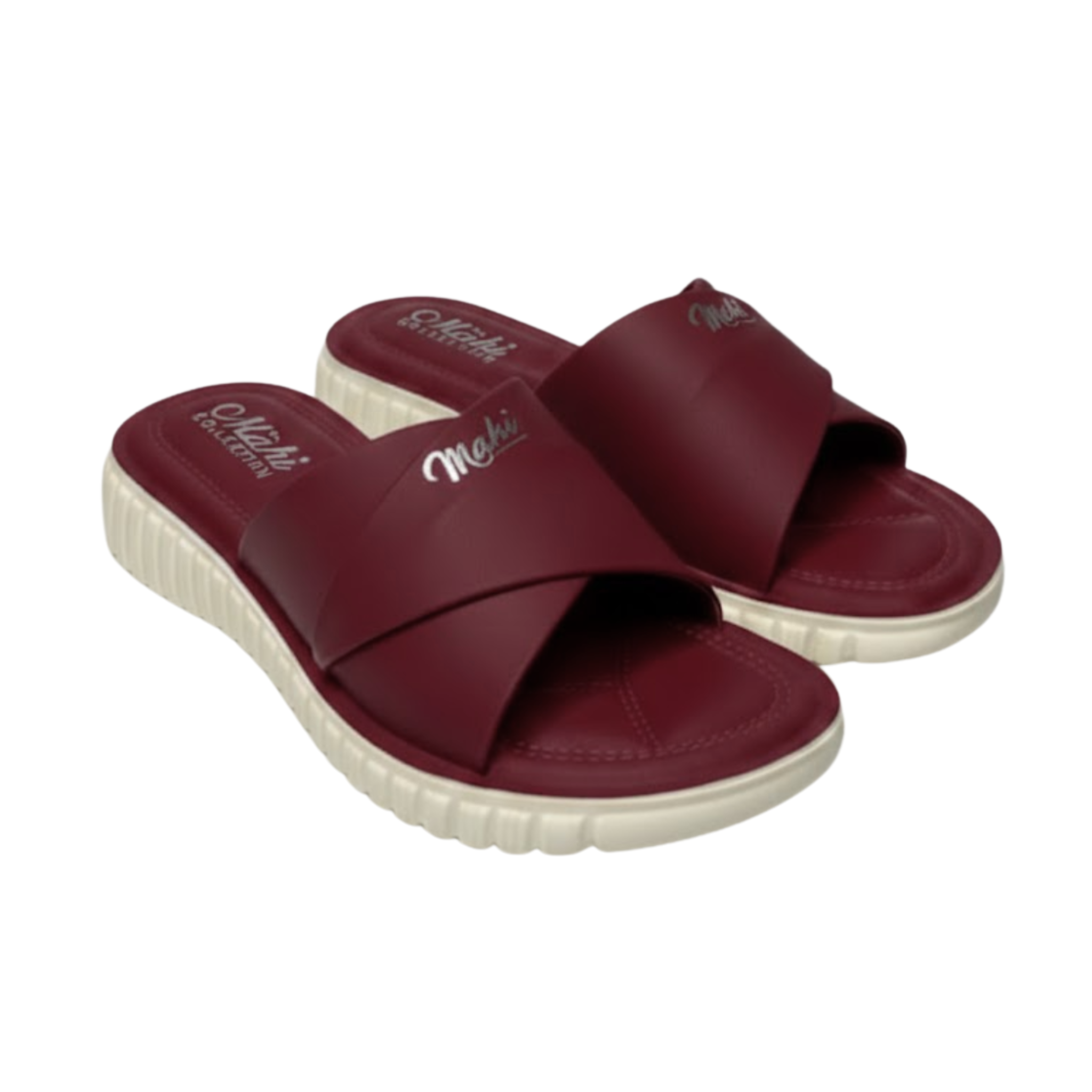 Comfy Maroon Luxe Slippers