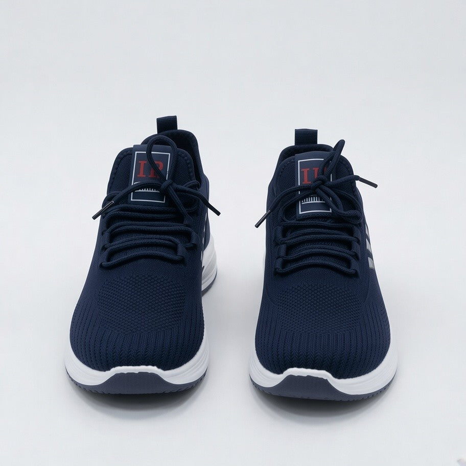 Navy Blue Sporty Running Sneakers