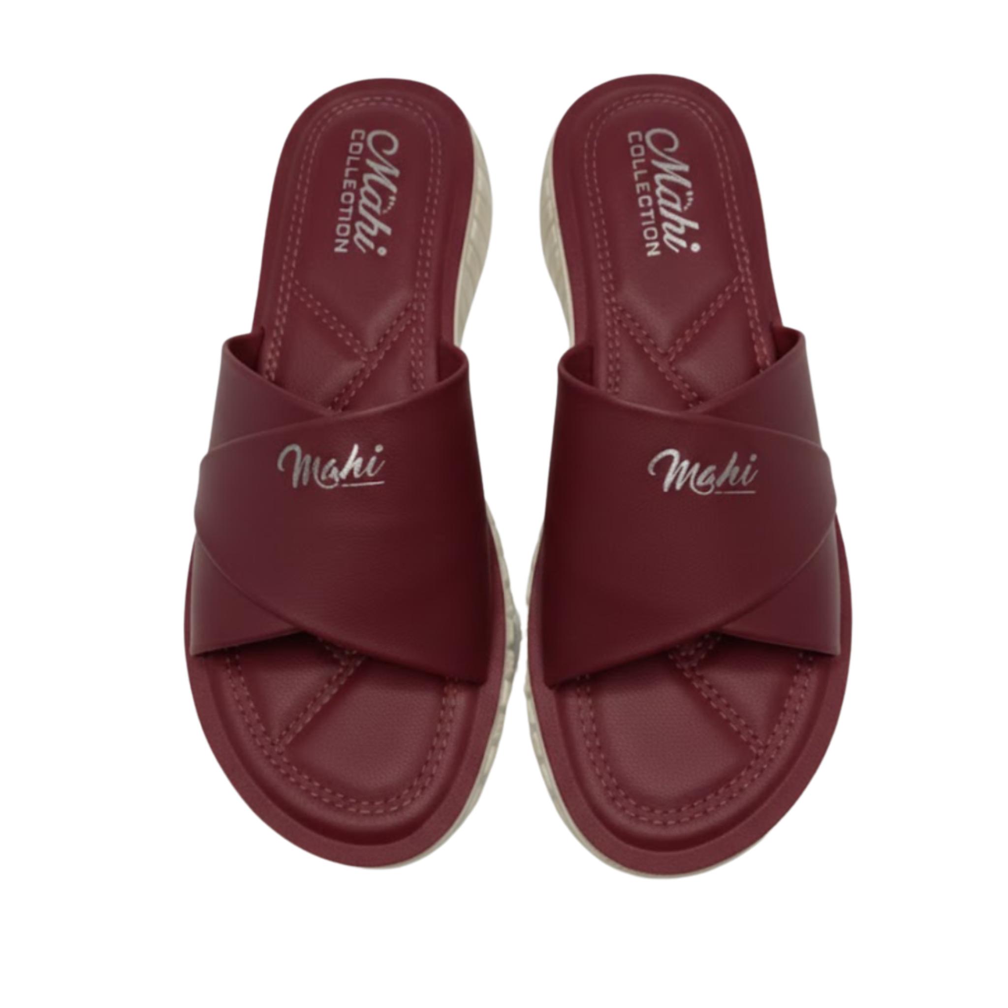 Comfy Maroon Luxe Slippers