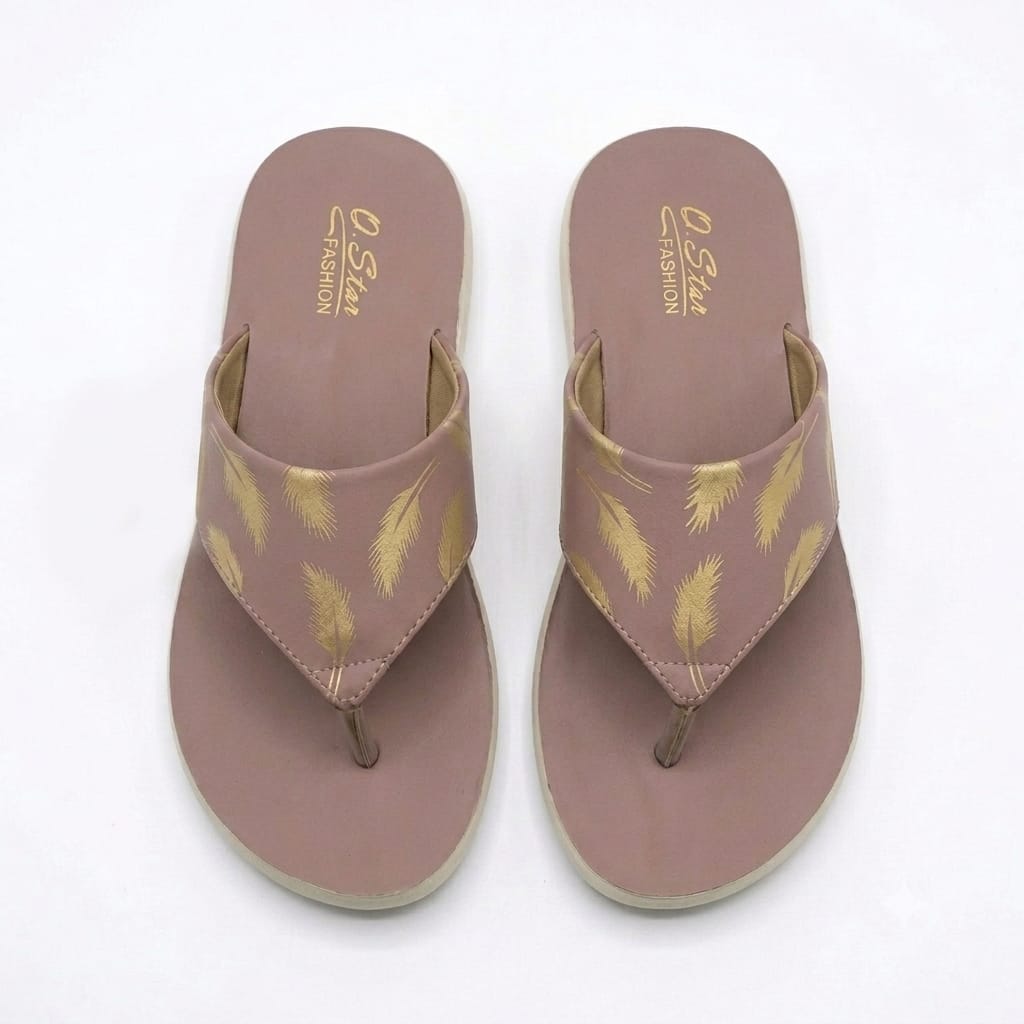 Comfy Pink Printed Flip Flops 🌸
